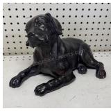 Cast Resin Dog 12 inches long 7 inches tall APROX