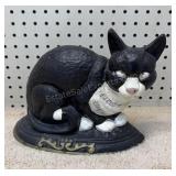 Cast Iron Cat Door Stop