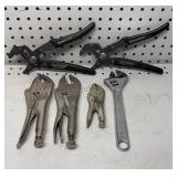 Robo Grips Locking Pliers & Adjustable Wrench
