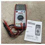 Craftsman Digital Multi Meter Turns On