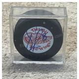 Autographed Puck Igor Larionov