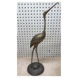 Decretive crafts inc Brass Crane 18 inches tall