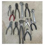 Assorted Pliers & Wrenches