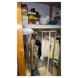 Lot of Ladies Clothing & More Basement Closet