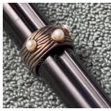 925 & 14k Ring Size 6