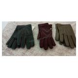 Ladies Leather Ralph Lauren Gloves NWT,