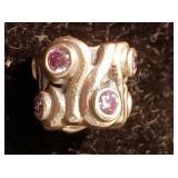 Sterling Silver Barrel Slide Pendant/Bead