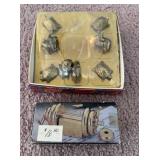 Brass Tic Tac Toe & Paper Weight