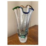 Polish Lead Crystal Vase 8.5 inches tall