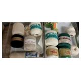 2 Small Totes of Cord Crochet