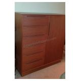 MCM Danish Wood Wardrobe Dresser