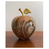 Onyx Apple Paper Weight 4.5 inches