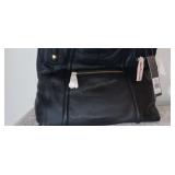 Perlina Black Leather Purse NWT