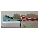 2 Pair Ladies Loafers/Flats Size 9.5