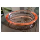 Pink Glass Ash Tray