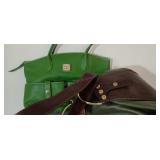 Dooney and Bourke Green Purse -has small spot and