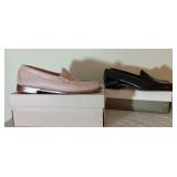 2 Pair Ladies Loafers Size 9/9.5