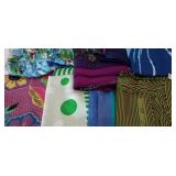 8 Ladies Silk/ Assorted Scarves Inc Bill Blass,