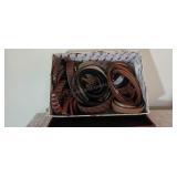 Shoe Size Box of Ladies Belts- Large/Assorted