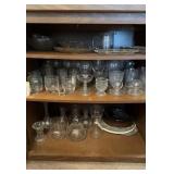 Cabinet Full of Glass Ware