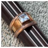 Silver Tone Ring No visible Mark seen Size 6.5