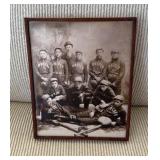 B&W JP River Baseball Photo