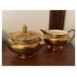 Geo H Bowman Sugar & Creamer