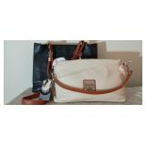 2 Valentina Leather Handbags - 1 NWT
