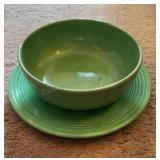 Fiesta Ware Plate & Bowl