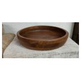 Large Solid Walnut Bowl 3x15