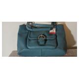 Blue Coach Purse NWT 21x15