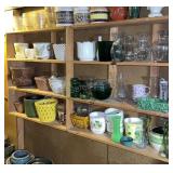 Basement Shelf of Planters & Vases