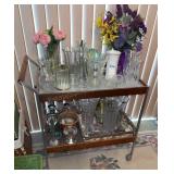 Cart with Vases & More