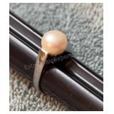 Silver Tone Ring Size 10