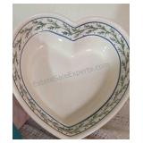 Boleslawiec Polish Pottery Heart Shape Bowl