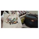 Pierre Cardon Train case, Assorted Tote Bags and