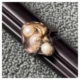 925 & 14k Ring Size 9