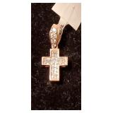 14kt Gold Cross Pendant
