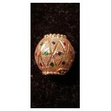 14kt Gold Barrel Slide Pendant