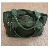 Innue Green Leather Purse Appears Never Used