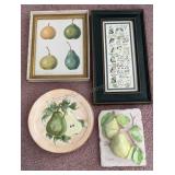 Kitchen Decor Pears & Spices