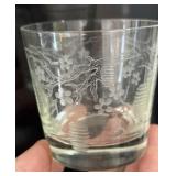 7 Tumblers marked L on bottom