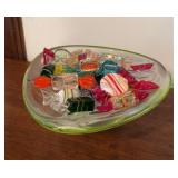 Bowl of Glass Candies