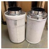 Carbon Filters 9x18 6 inches flange