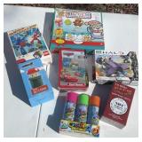 Lot Of Games, spray chalk & more