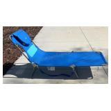 Blue folding Lounge chair