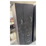 Metal Cabinet 24x24x66 no keys