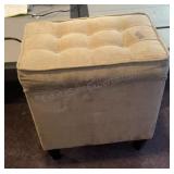 Small Ottoman With storage (Has Mark of Top)
