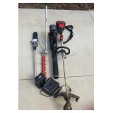 Electric Blower, & Weed Eater W battery & charger