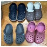 Lot Of Crocs different sizes